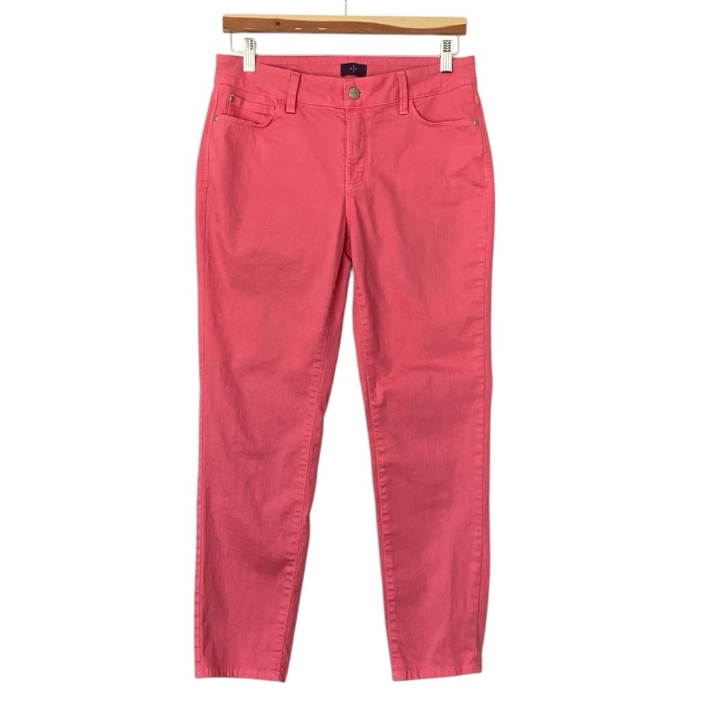 NYDJ Pink Alina Convertible Ankle Denim Jeans